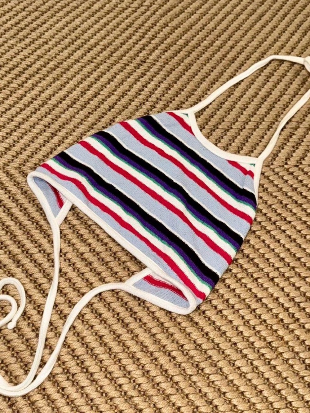 Striped Halter Top - Picture 5 of 6